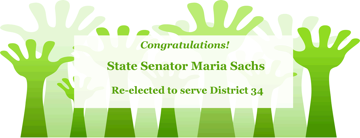 Congratulations State Sen Maria Sachs Florida District 34